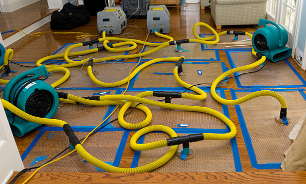 Professional Crawl Space Water Removal technician working in Llano, TX